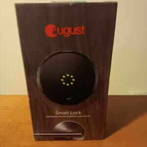 August Smart Lock (1st Gen) – Dark Gray Model AUG-SL01-M01-G01 New Sealed Box